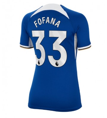 Chelsea Wesley Fofana #33 Koszulka Podstawowych Kobiety 2023-24 Krótki Rękaw